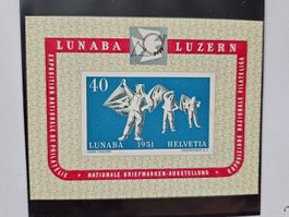 1951 : Lunaba Block W32 - ** TOP Gummierung (250.--) 38.--